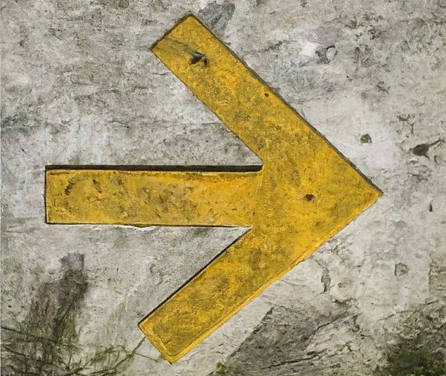 Camino Santiago Arrow